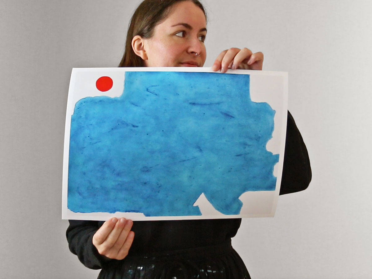 Hochwertiger Kunstdruck aus dem Kunstatelier von Anja Dommel in der Größe DIN A3 mit 1cm Weißrand auf Hahnemühle Photo Rag