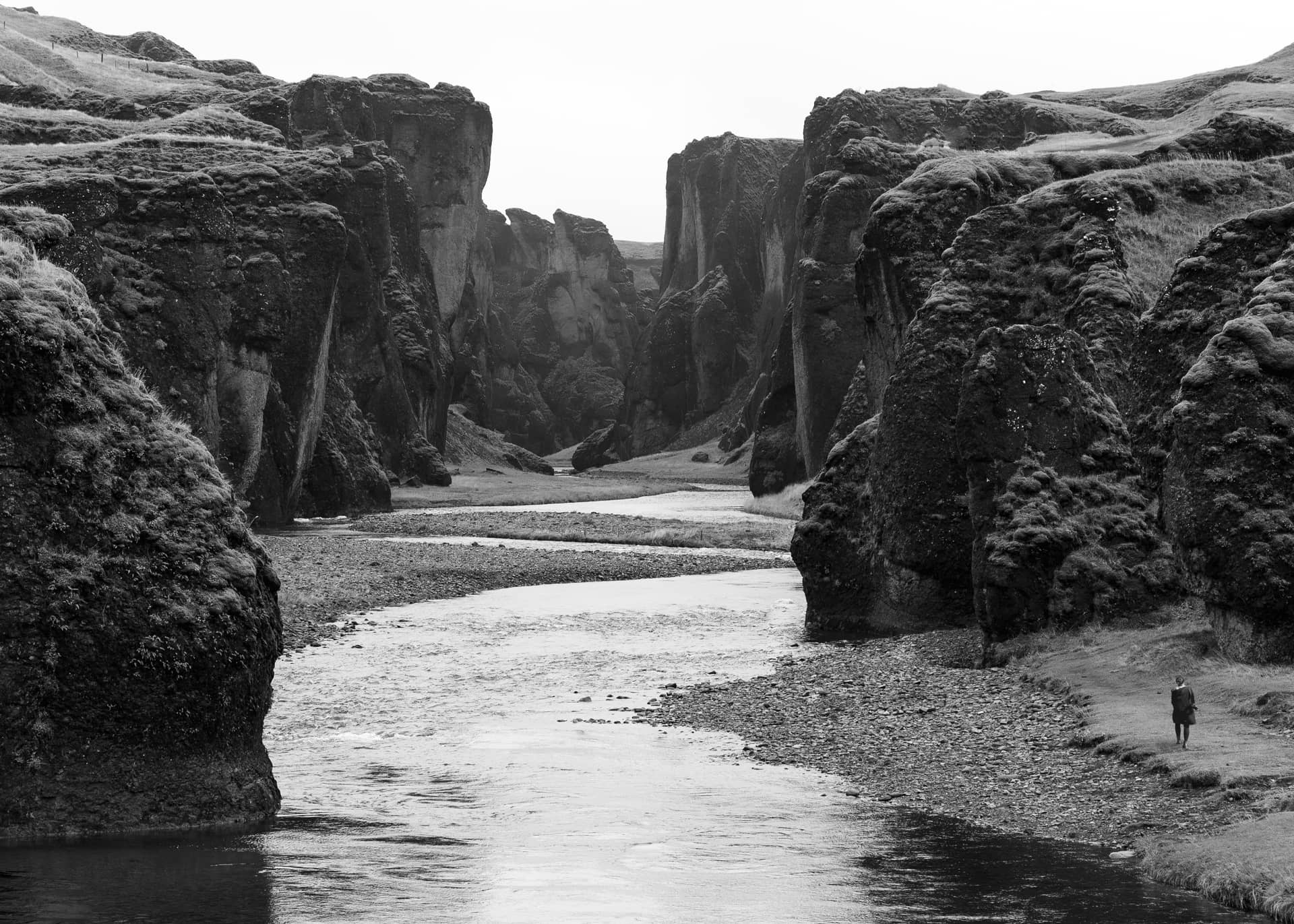 Fjaðrárgljúfur Canyon in Island